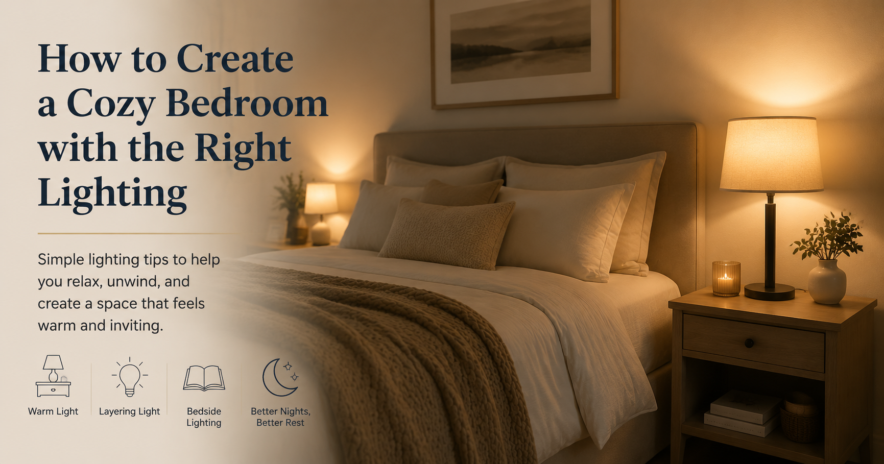 How to Create a Cozy Bedroom with the Right Lighting