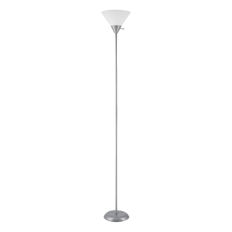 Torchiere Floor Lamp with Adjustable Reading Light and Three Level Dimming for Home Use
